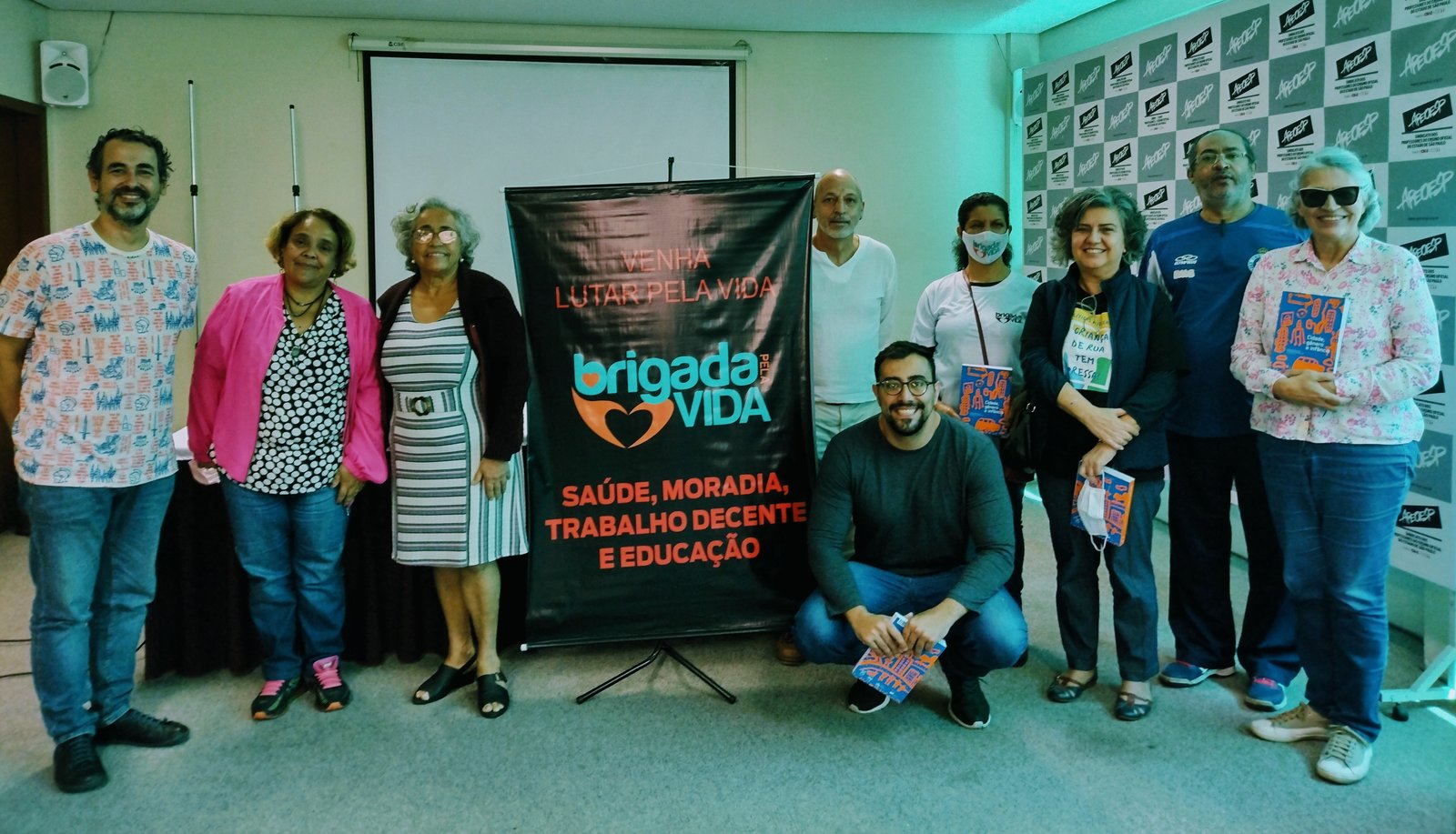 RODRIGO E DIRETORIA DA BRIGADA