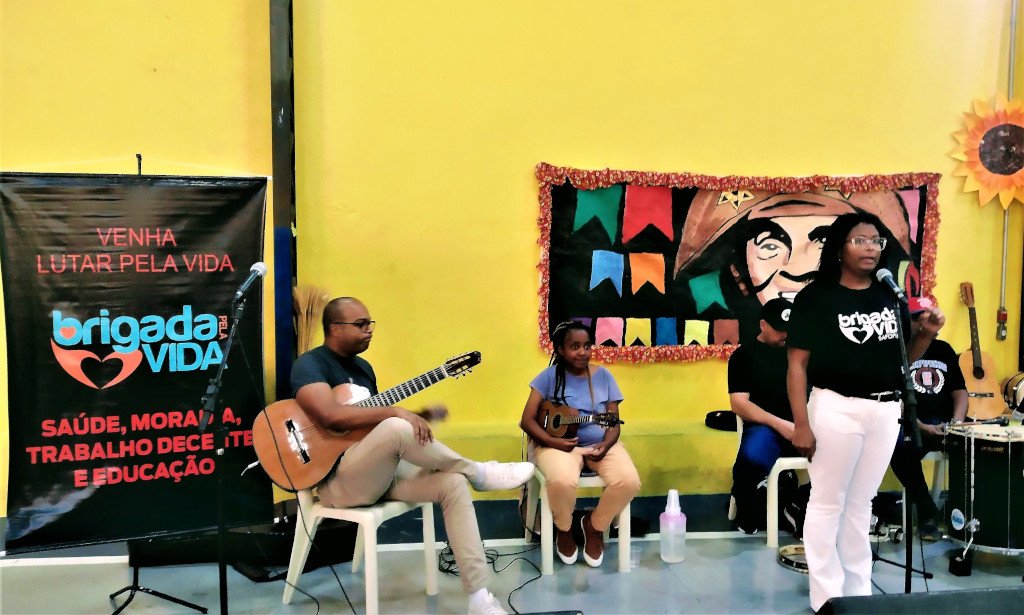 Ana Paula na abertura do evento