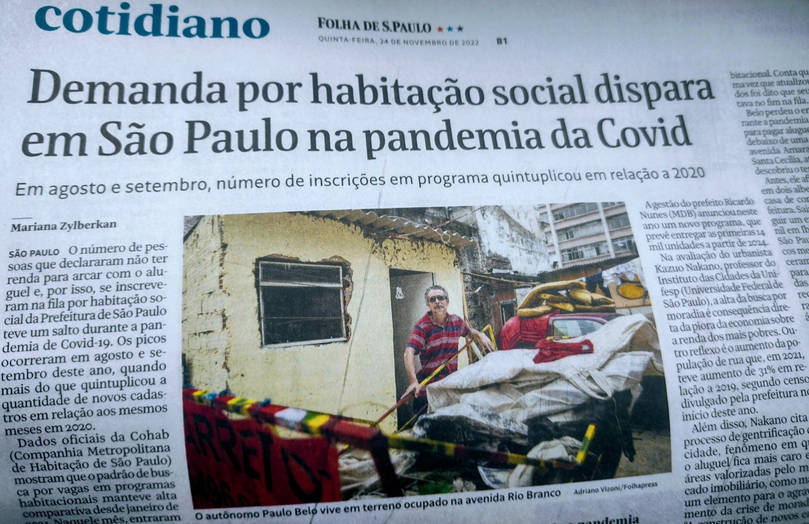 Artigo sobre habitação social