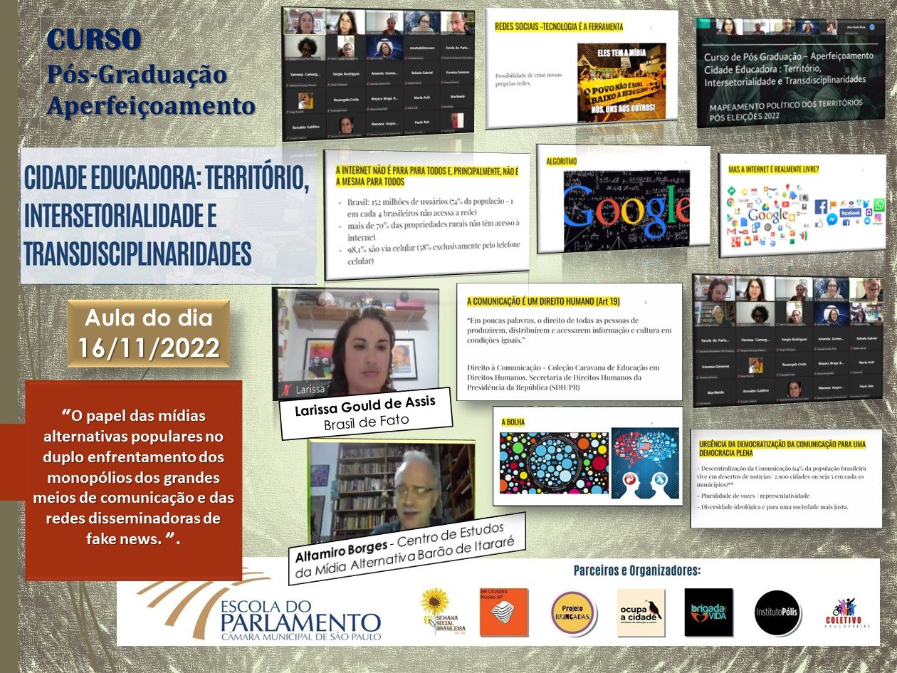 Aula dia 16 de novembro