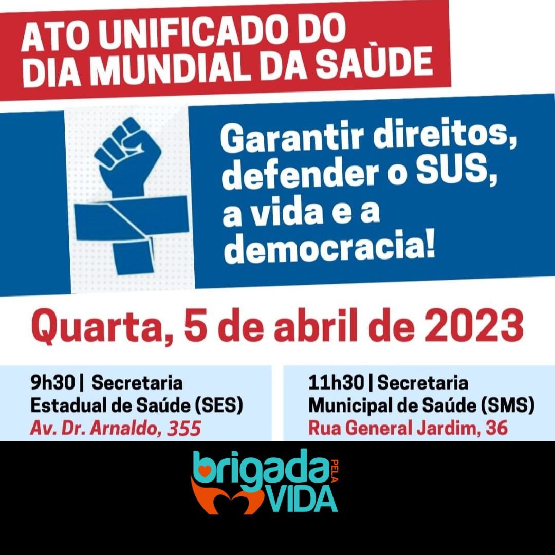 ATO UNIFICADO DO DIA MUNDIAL DE SAUDE